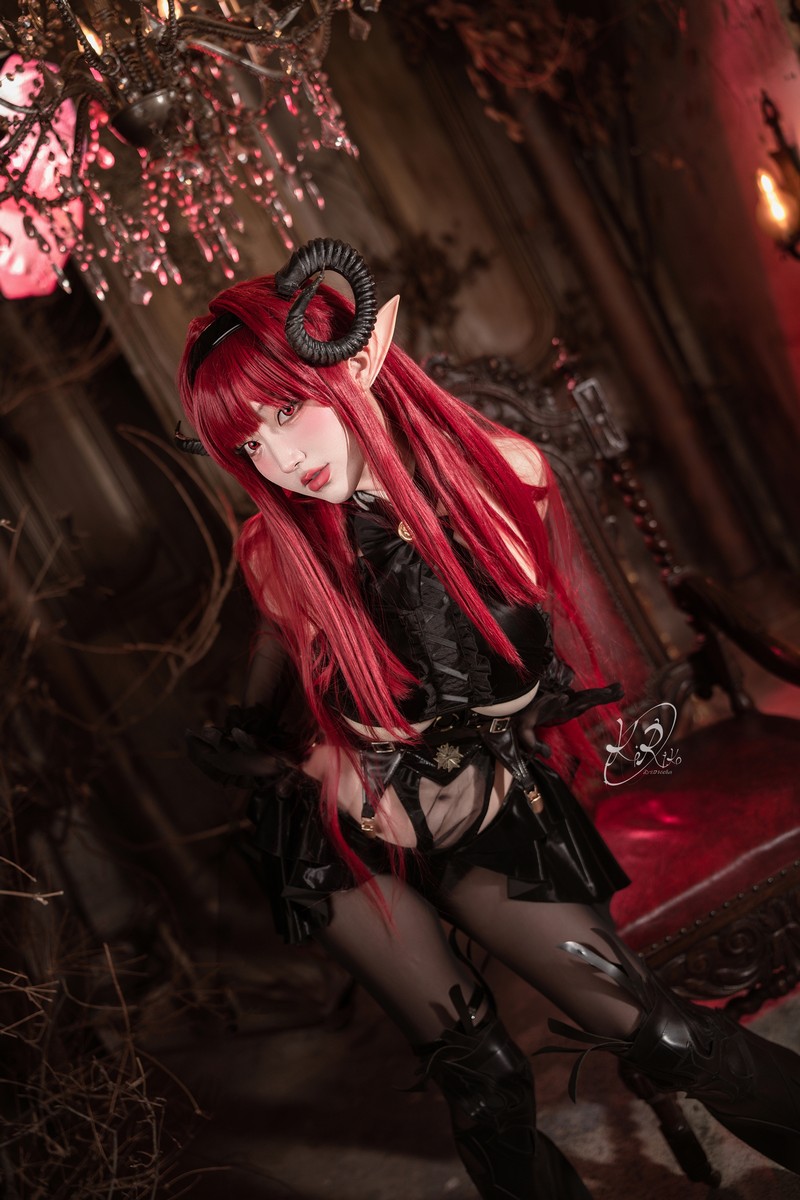 切切Celia 兴登堡 Hindenburg Cosplay Azur Lane 写真 38P插图3