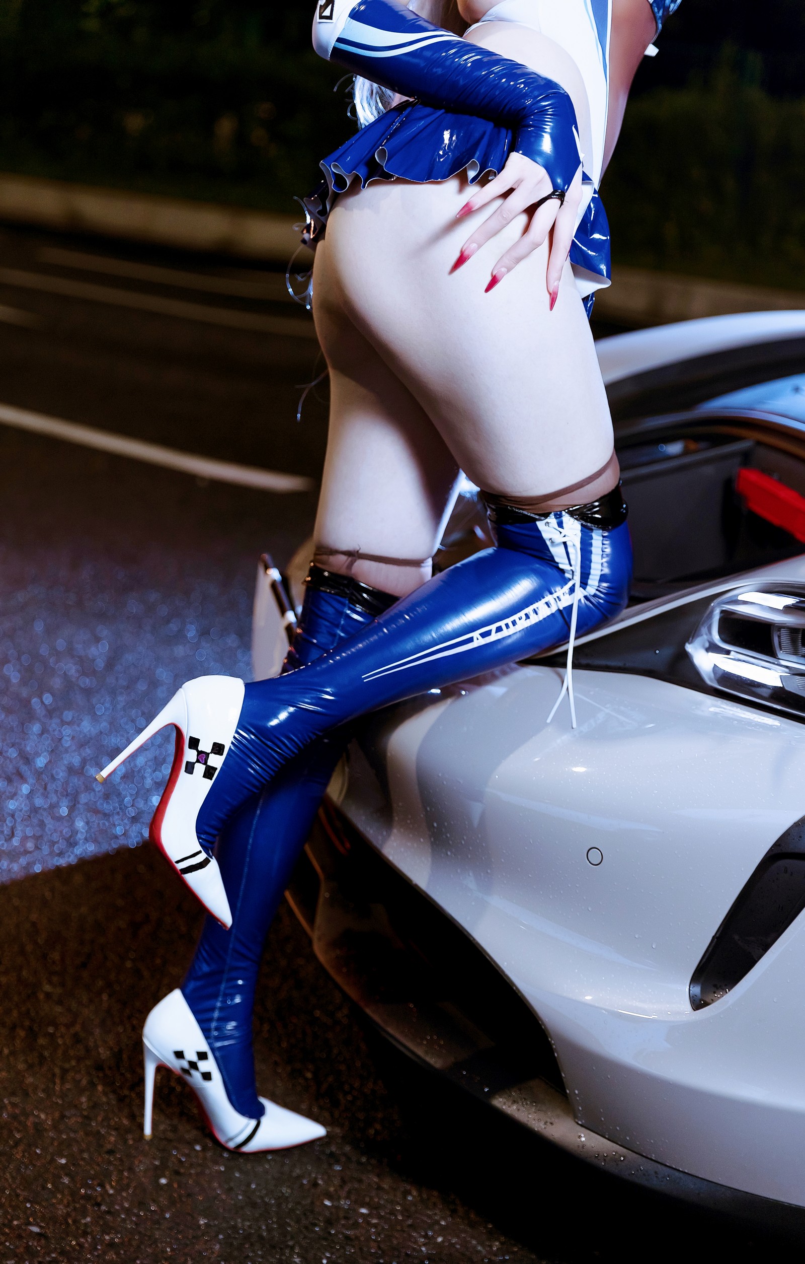 兔胖胖min – 碧蓝航线 信浓 赛车 Cosplay 高清写真集（40P-334.3MB）插图5