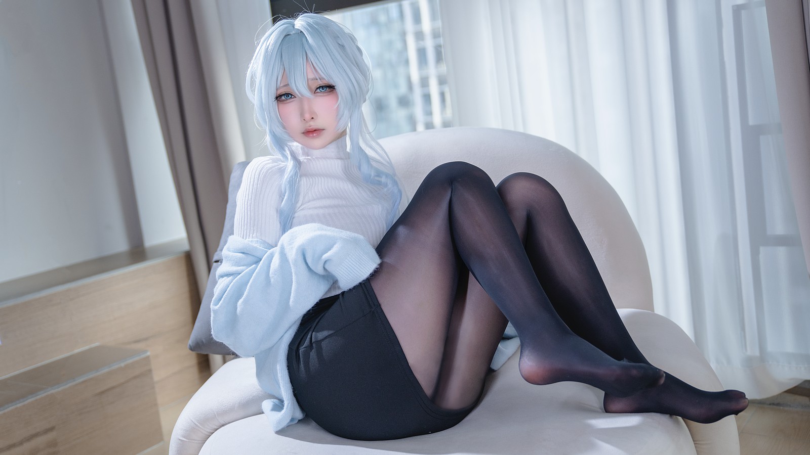 樱梨梨 雪女 Cosplay 写真图集｜高清日系风格摄影（32P｜178MB）插图8