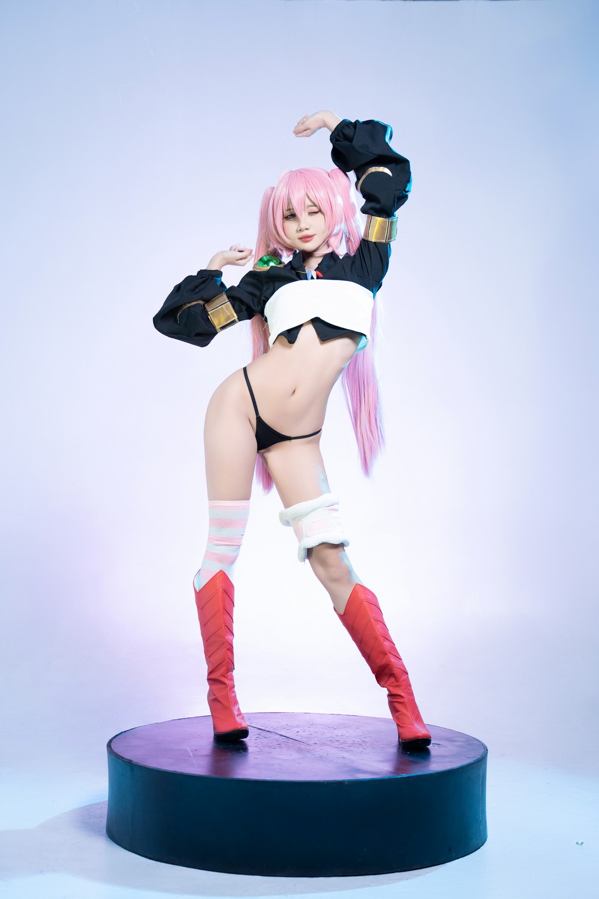 PoppaChan Milim Nava Cosplay (That Time I Got Reincarnated) – 119 Photos 8 Videos 765MB插图3