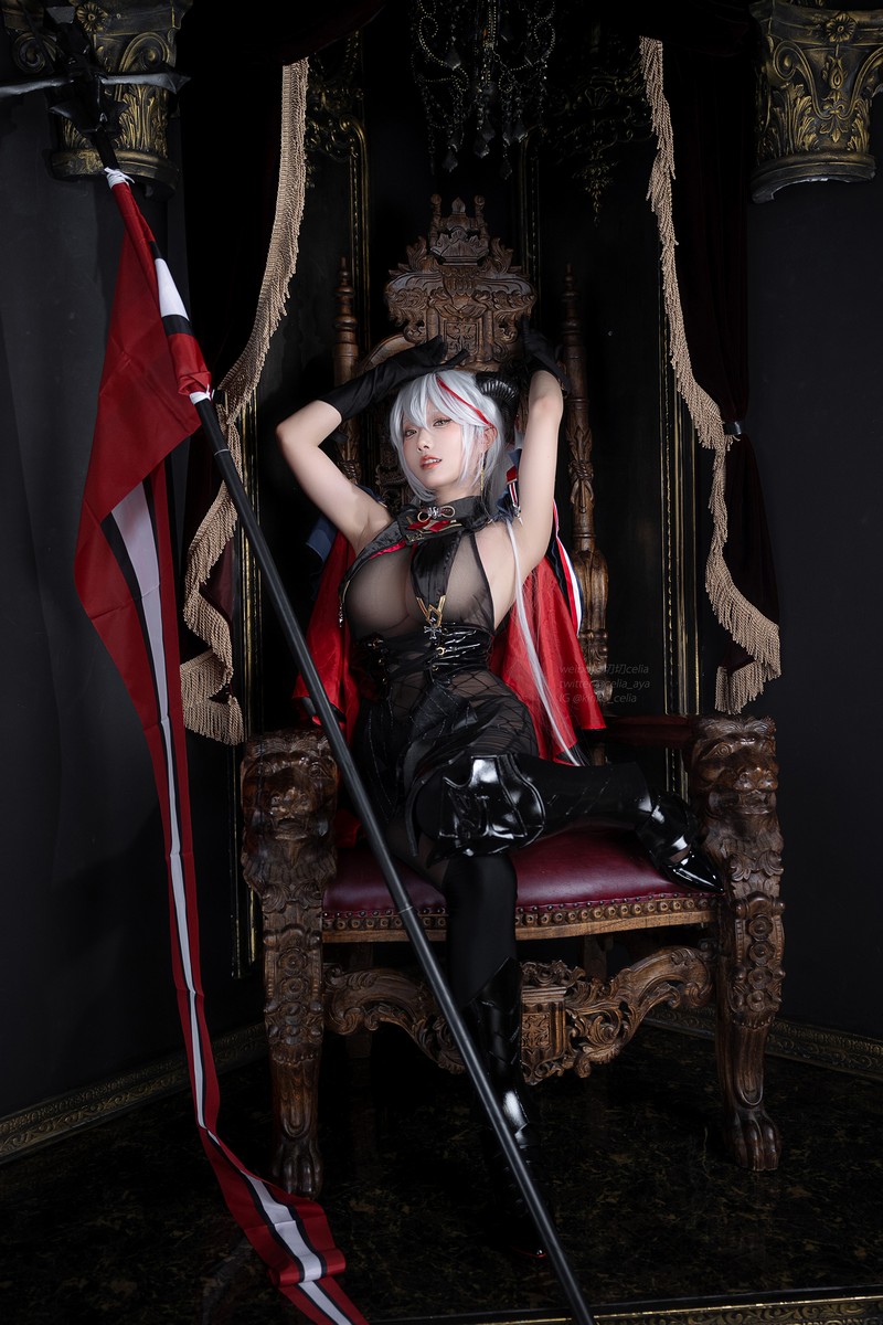 切切Celia 埃吉尔 Aegir Cosplay Azur Lane 写真 32P+2V插图5