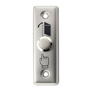 3001-4-BOTON DE SALIDA SAT SWT4 ACERO INOXIDABLE DELGADO