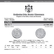 5 para 1920  DEL REINO DE SHS  ( serbios croatas y eslovenos) 20181227-125708