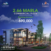 2.66 Marla Commercial Plots Booking Amount