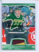 2002-03 BAP First Edition Jerseys #FE-047 [Derian Hatcher] [Dallas Stars] [~100] [swatch=black yello