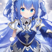 00464-2601782767-DATE_ A_LIVE, detailed ((armor)) [white_dress] and blue gloves, arm up, armpits, 9y