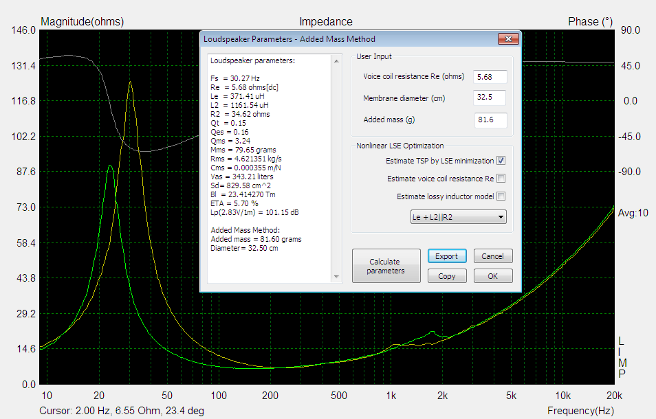 RCF L15P-06C vertikalne 81,6g druhy nater zav TS