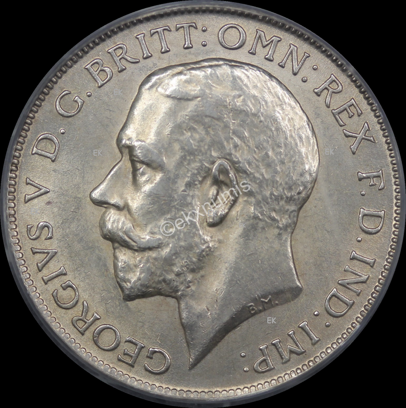 1914 Florin 2+E Reverse