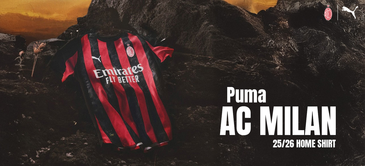 AC Milan 2025-26 Home Jersey Player Version