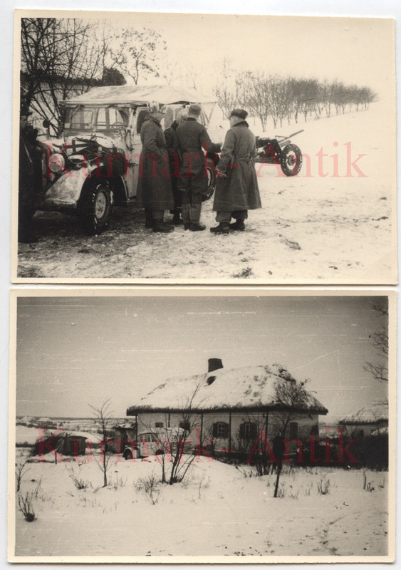 Fotos Wehrmacht Ungarn 1945 Panzer Grenadier PKW Kübel Horch Beu