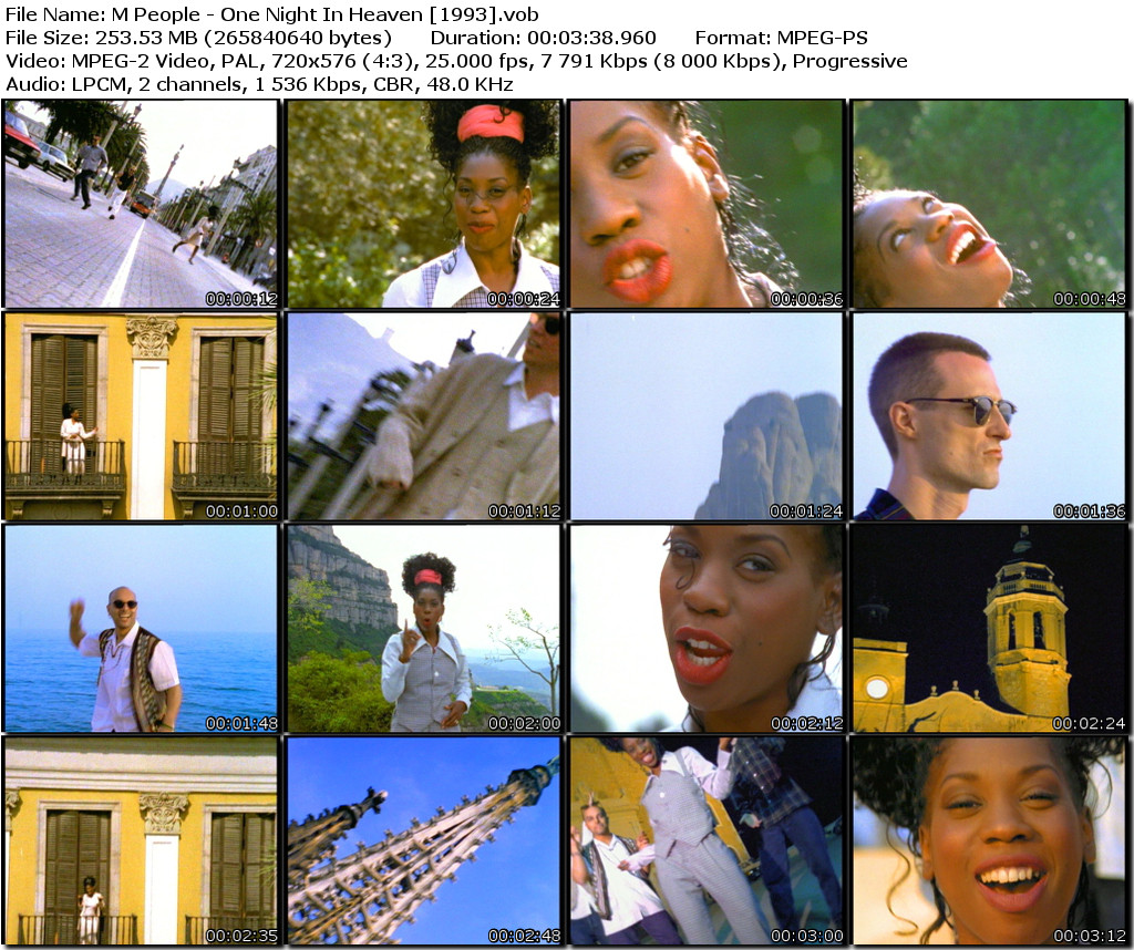 M People One Night In Heaven 1993 vob tn