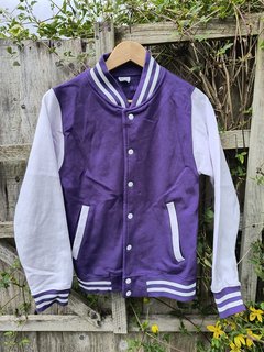 Purple Letterman Jacket - Adult 10