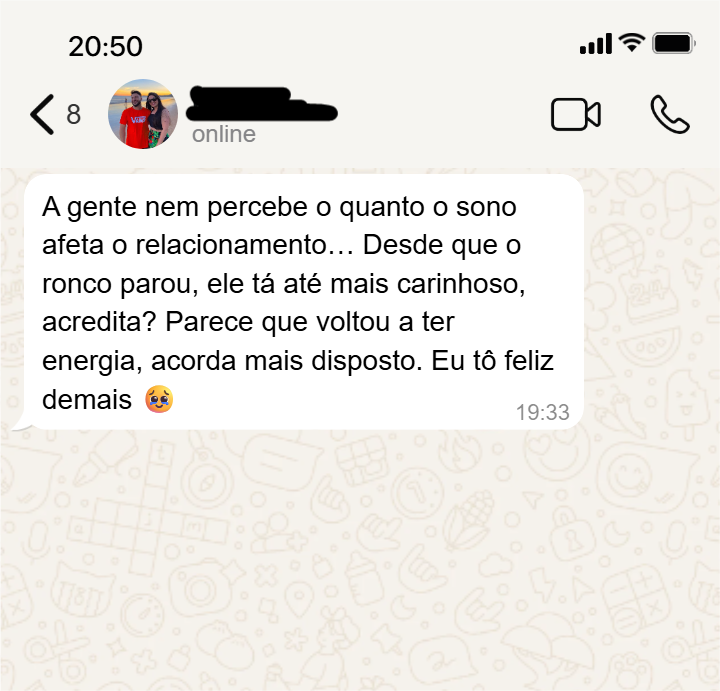 Depoimento de cliente satisfeita 3