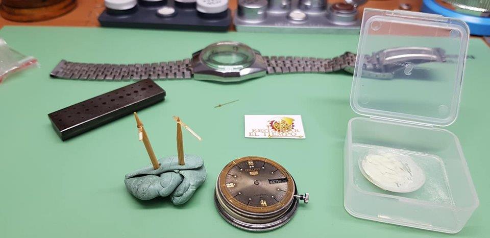SEIKO 5 durante la restauración 9