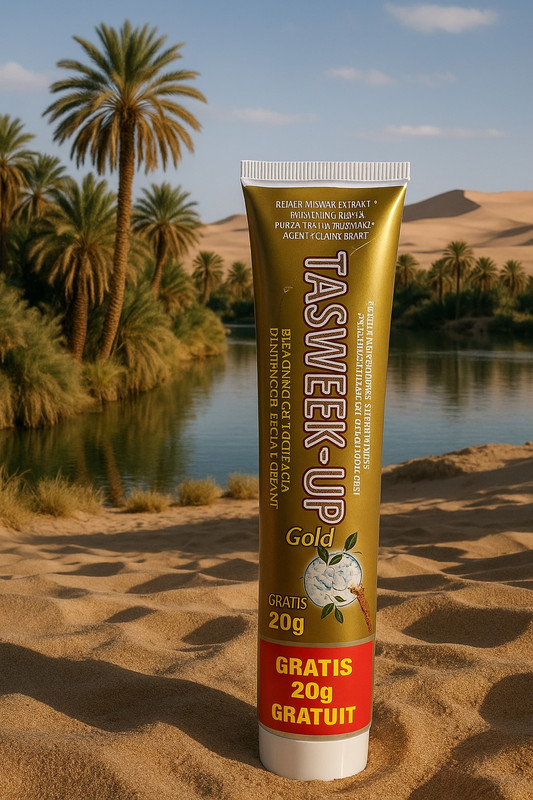 Tasweek-Up Gold Toothpaste fluoride free 180g