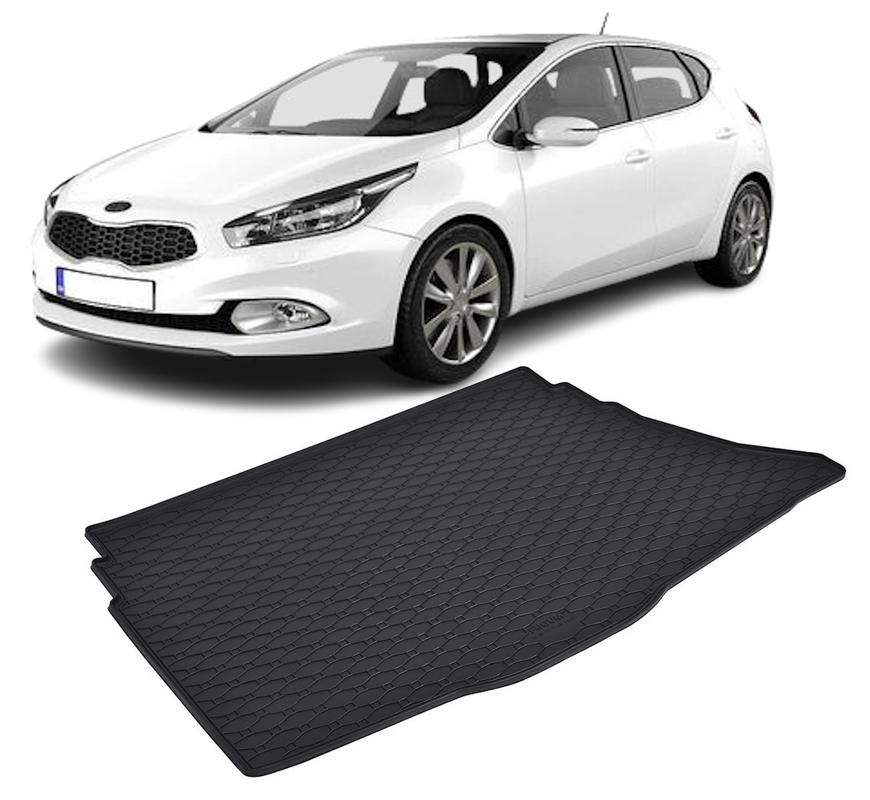 Tavita auto KIA Ceed Hatchback 2012-2018, protectie portbagaj, Cri-Flo, din cauciuc 100%, compatibil cu autoturismul KIA Ceed Hatchback