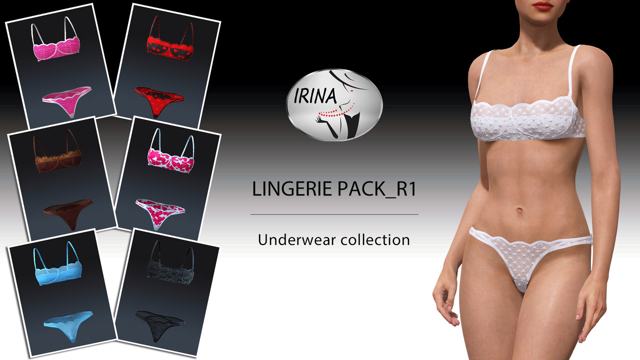 [reallusion-cloth] Lingerie Pack_R1