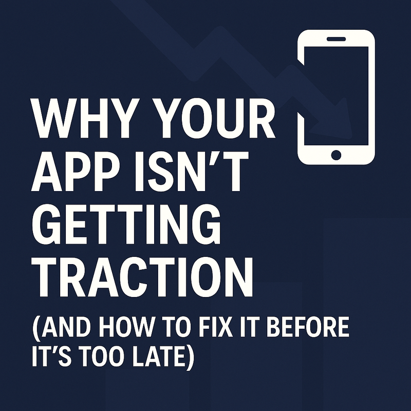 Why Your App Isn’t Getting Traction (And How to Fix It Before It’s Too Late)