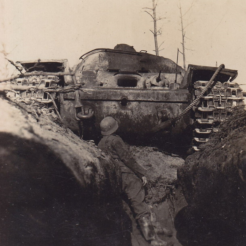 Soviet KV-1S Heavy Tank knocked out