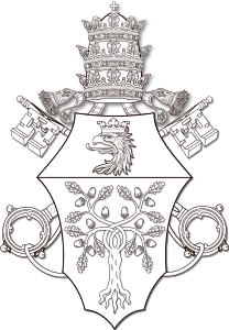 La structure hiérarchique du clergé Papal-coat-of-arms