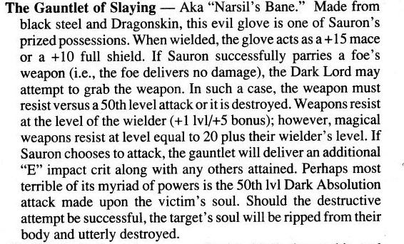 Gauntlet of Slaying can rip apart souls