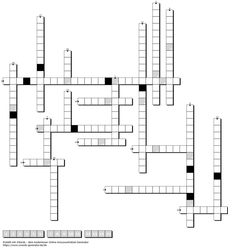 Kreuzworträtsel GLP 2024