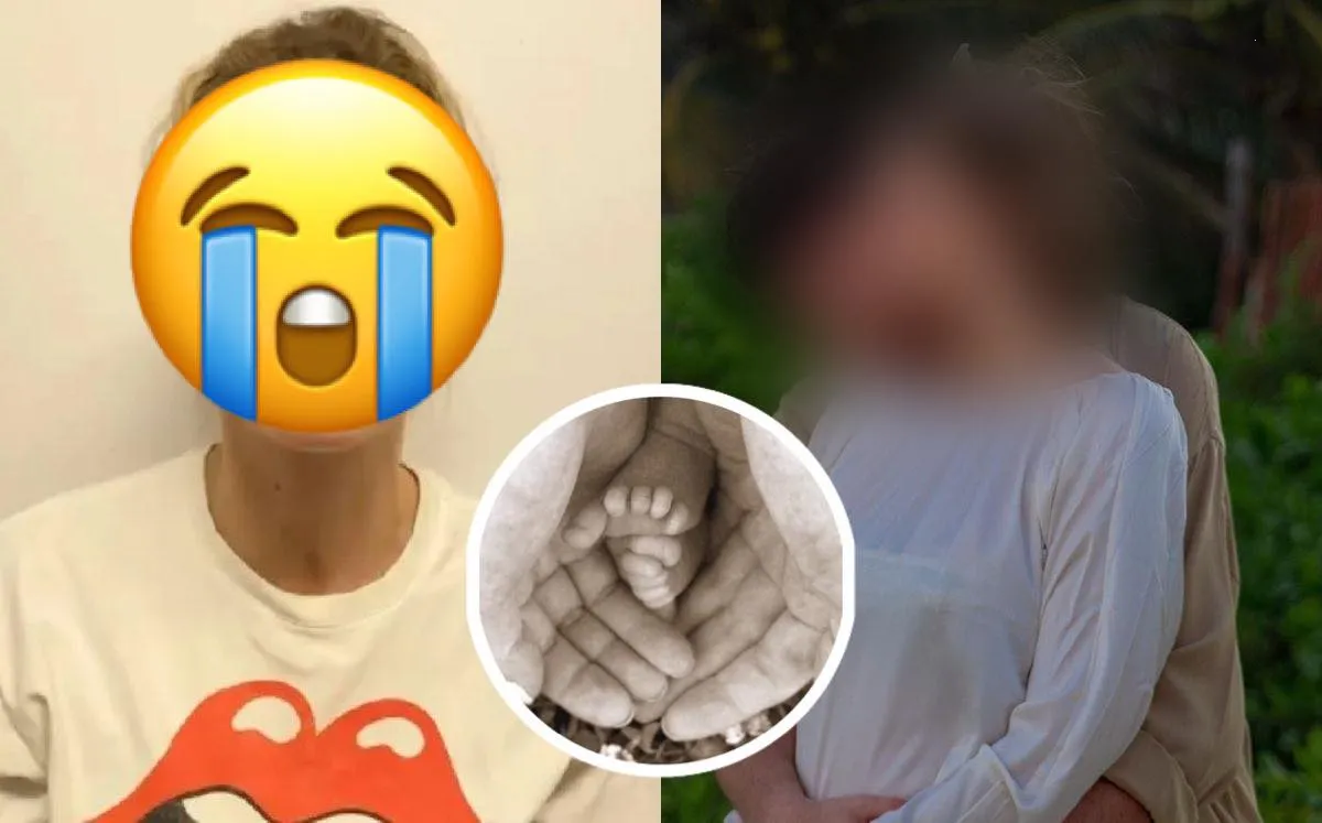 Actriz abandonada por el padre de su bebé, porque no fue del género que quería