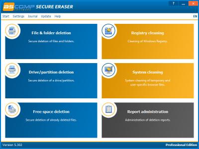 Secure Eraser Professional 6.100 Multilingual