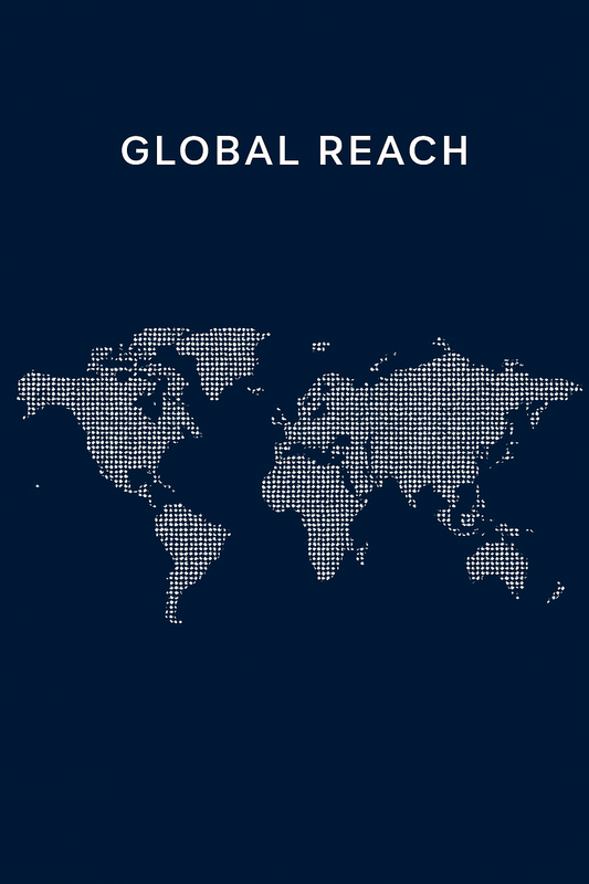 Jetin Global Coverage Map