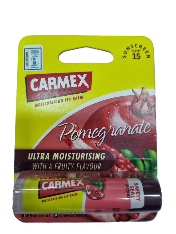 Carmex Moisturizing Lip Balm Pomegrate
