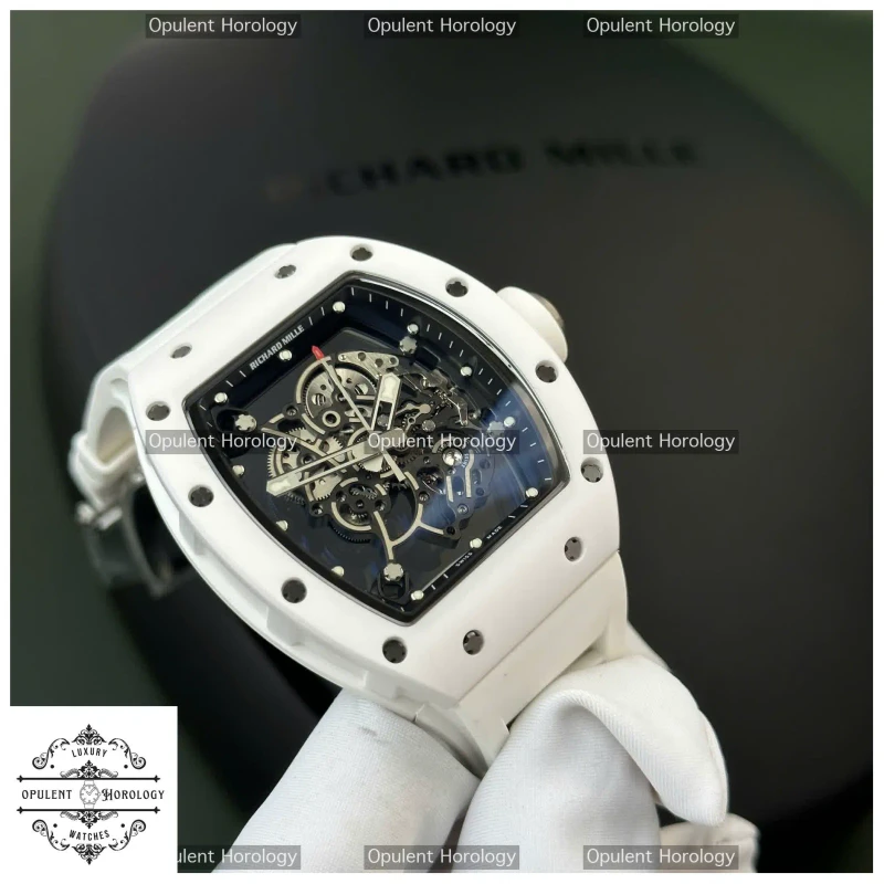 Richard Mille RM055 White Ceramic - Bubba Watson Best Replica V4