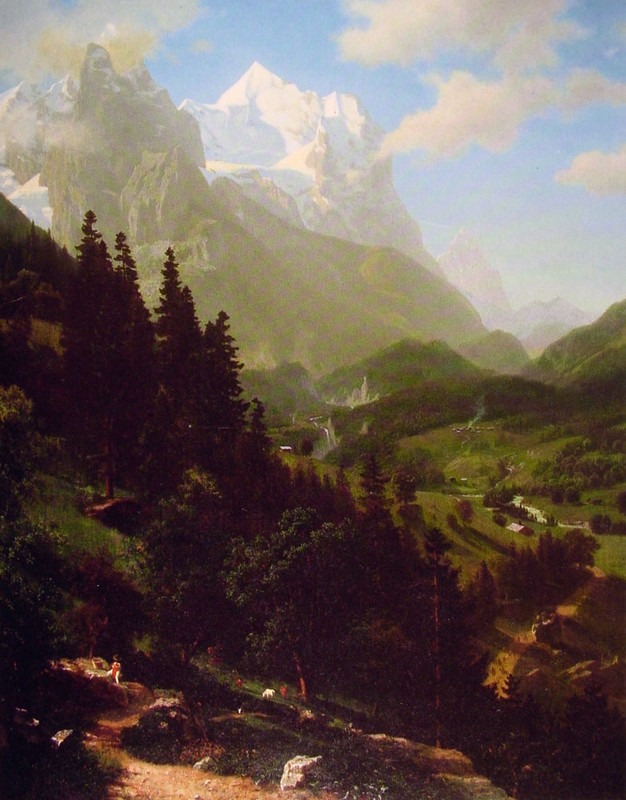Albert Bierstadt  The-Wetterhorn