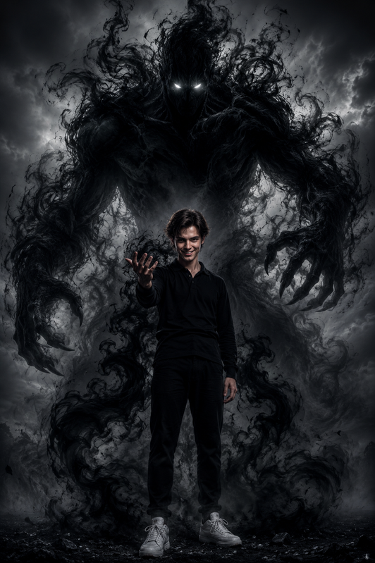 Example result for: Dark Shadow Monster Summoning Portrait
