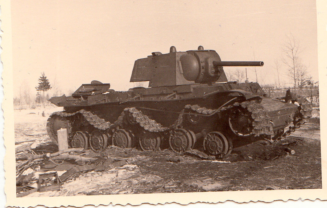 Zerstörter russischer Panzer