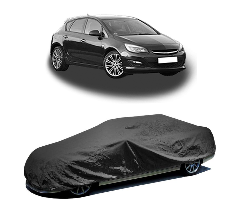 Husa tip prelata auto pentru OPEL ASTRA J Hatchback Van (P10) 2013 - 2015,culoare negru, material textil impermeabil, rezistanta la intemperii praf UV, CARPASSION Husa Protectie