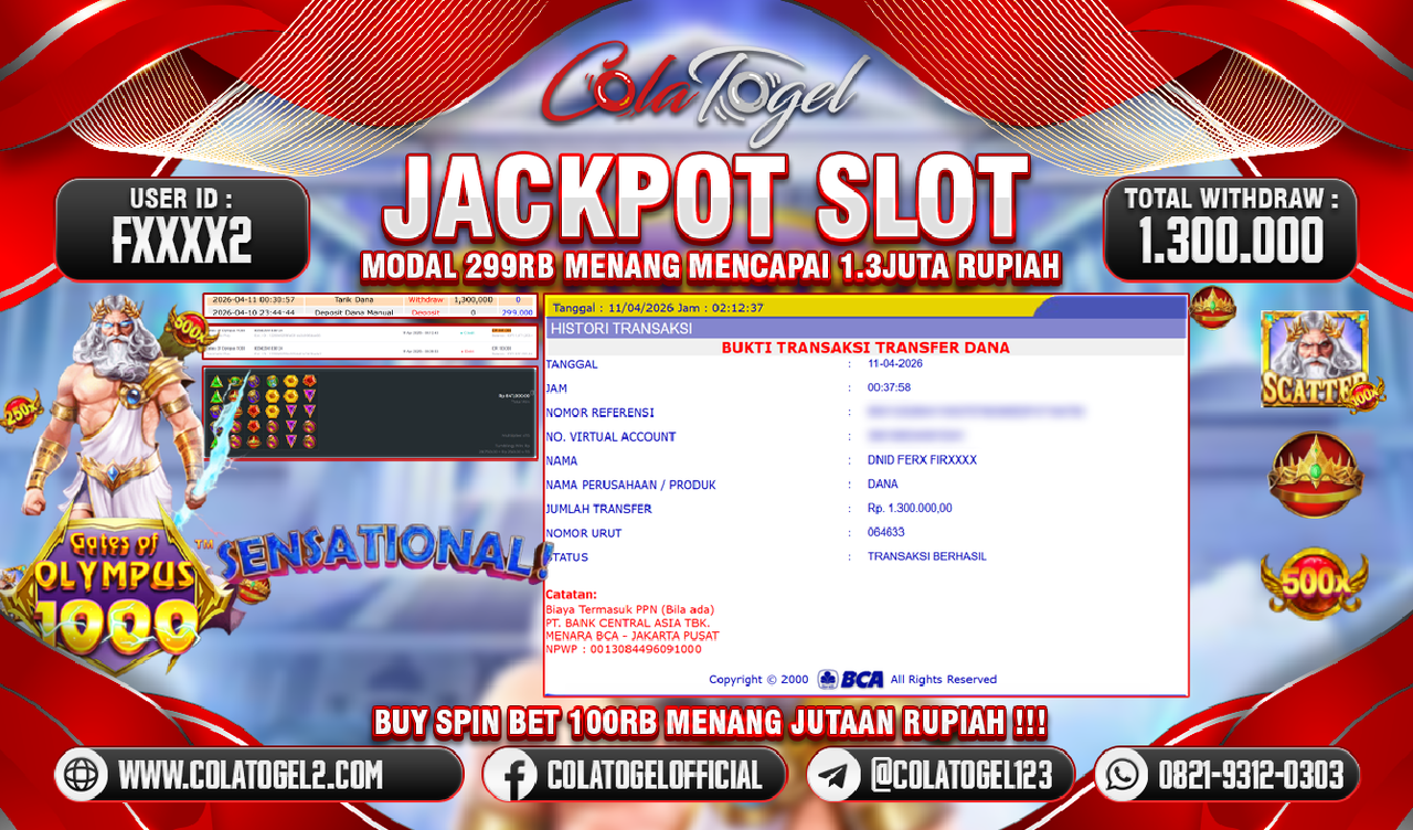 JACKPOT SLOT GACORR!!