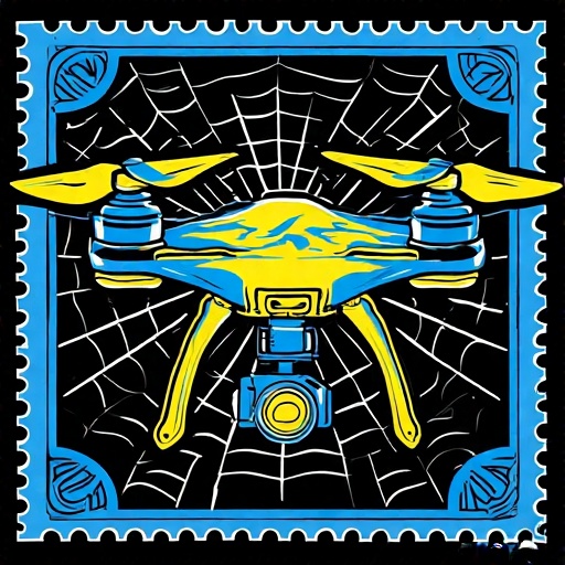 Postal-stamp-style-art-of-a-fl-58