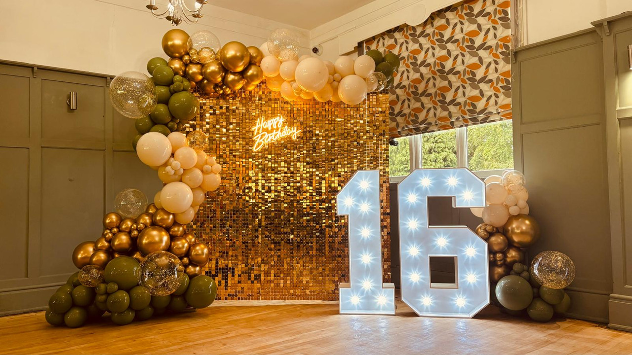 A balloon installation for a Mayor's charity fundraising ball