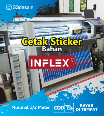 Sticker Print Inflex Meteran