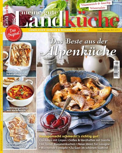 Cover: Meine gute Landküche Magazin No 01 Januar-Februar 2023