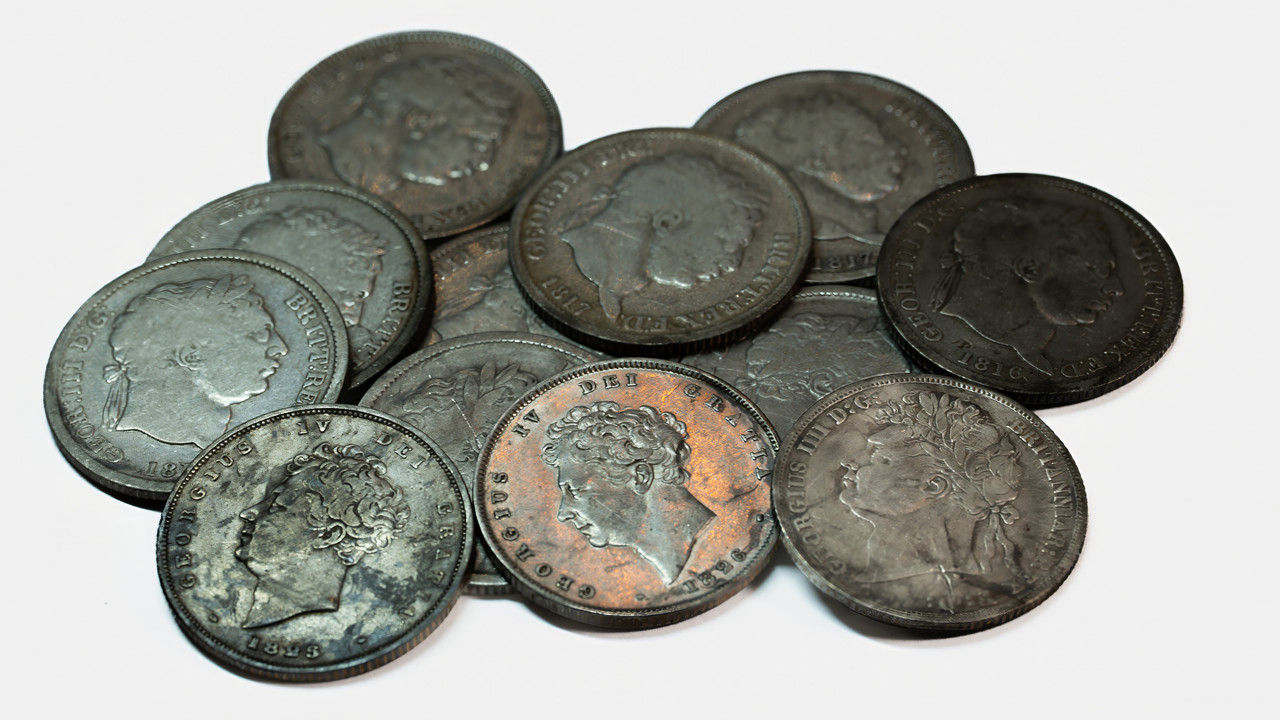 George Coin Pile Processed