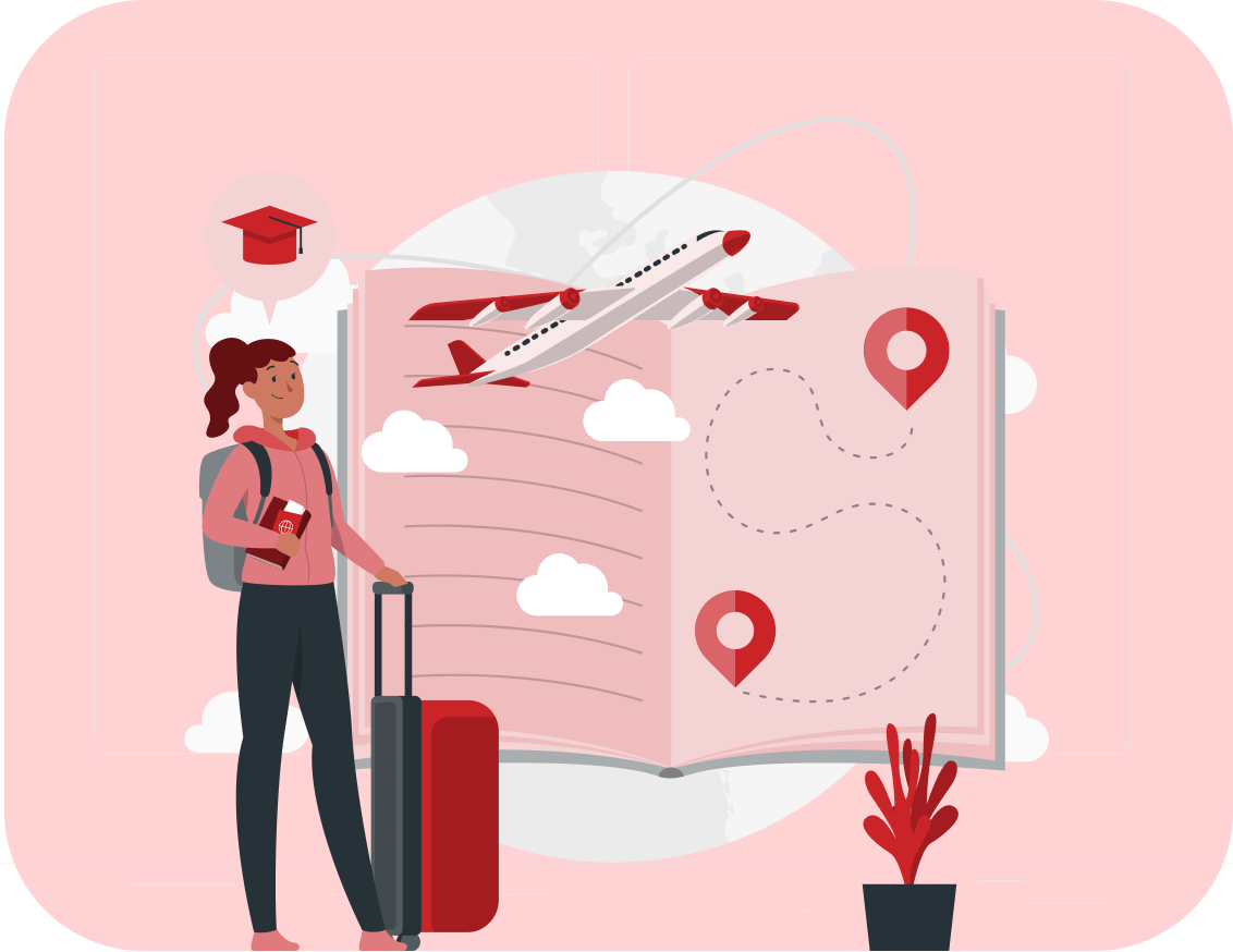 Travel destination illustration