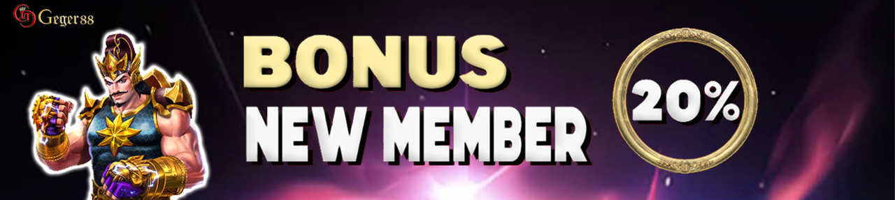 BONUS NEW MEMBER 20%
