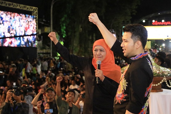 Hadiri Pesta Rakyat, Gubernur Jatim Ajak Masyarakat Tidak Gagap Teknologi