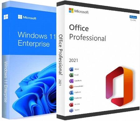 Windows 11 Enterprise 21H2 Build 22000.978 (No TPM Required) + Office 2021 Pro Plus (x64)