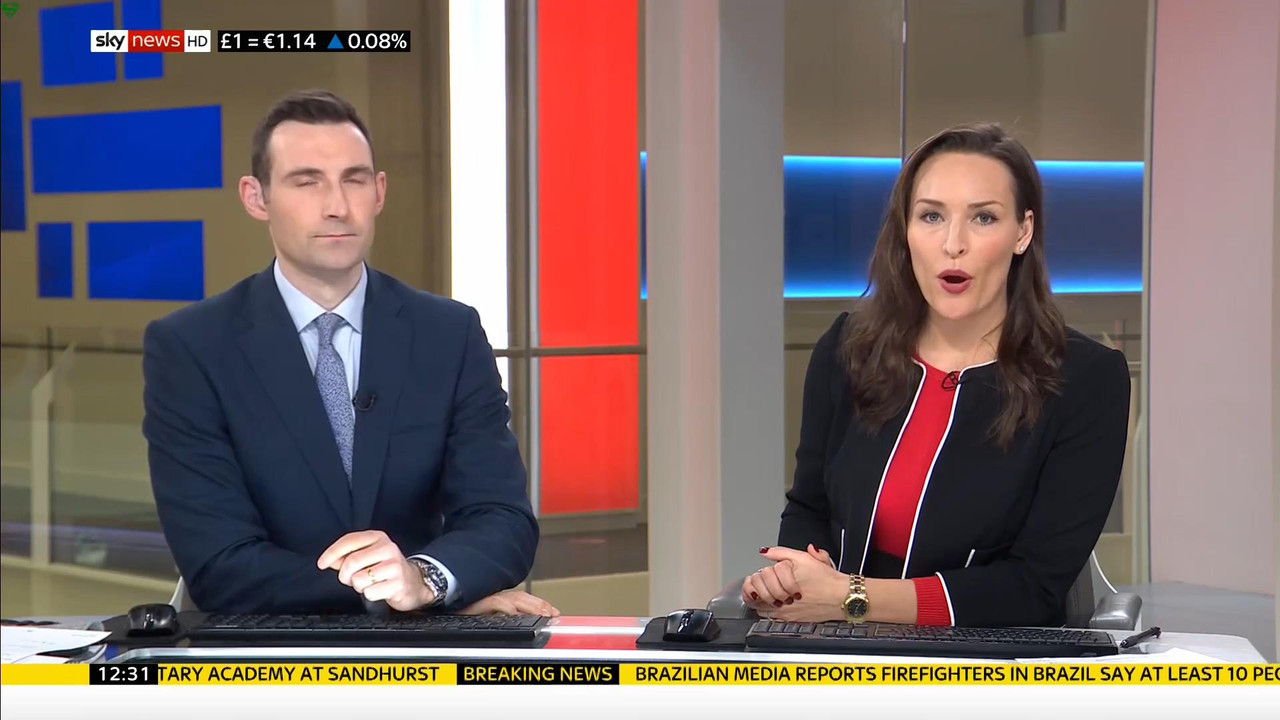 08 February - 12.00.00 - Sky News. Colin Brazier and Jayne Secke