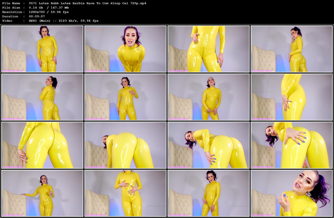 0571 Latex Rubb Latex Barbie Race To Cum Slurp Cei 720p mp4