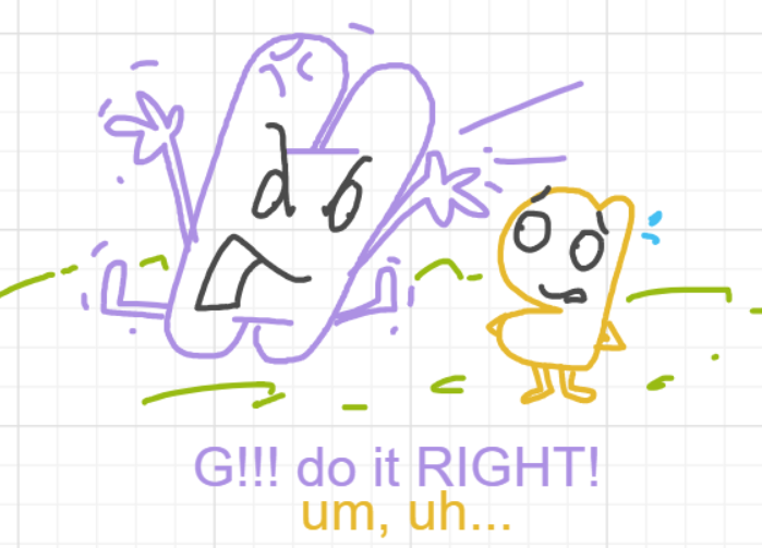 A panel from You're In Danger, Boy, episode seven of the Board Boards object show by Furretwalk/WalkingFurret.