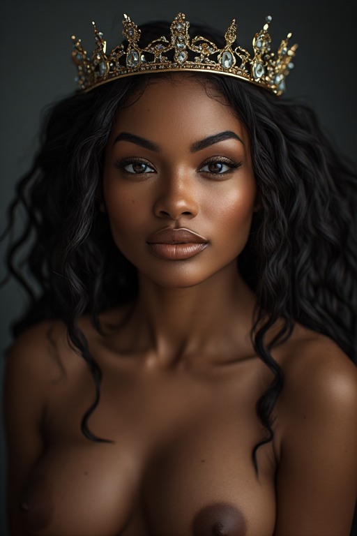 Naked-ebony-Queen-crown-soft-f-(10)