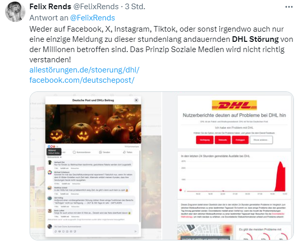 DHL Störung